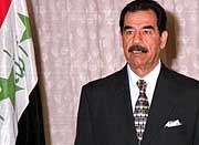 Saddam Hussein: Ganz oben auf Washingtons Hitliste